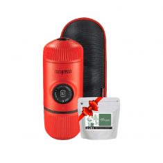 Wacaco Nanopresso Journey Elements Lava red with protective case - tặng cafe-sieuthicafe-05